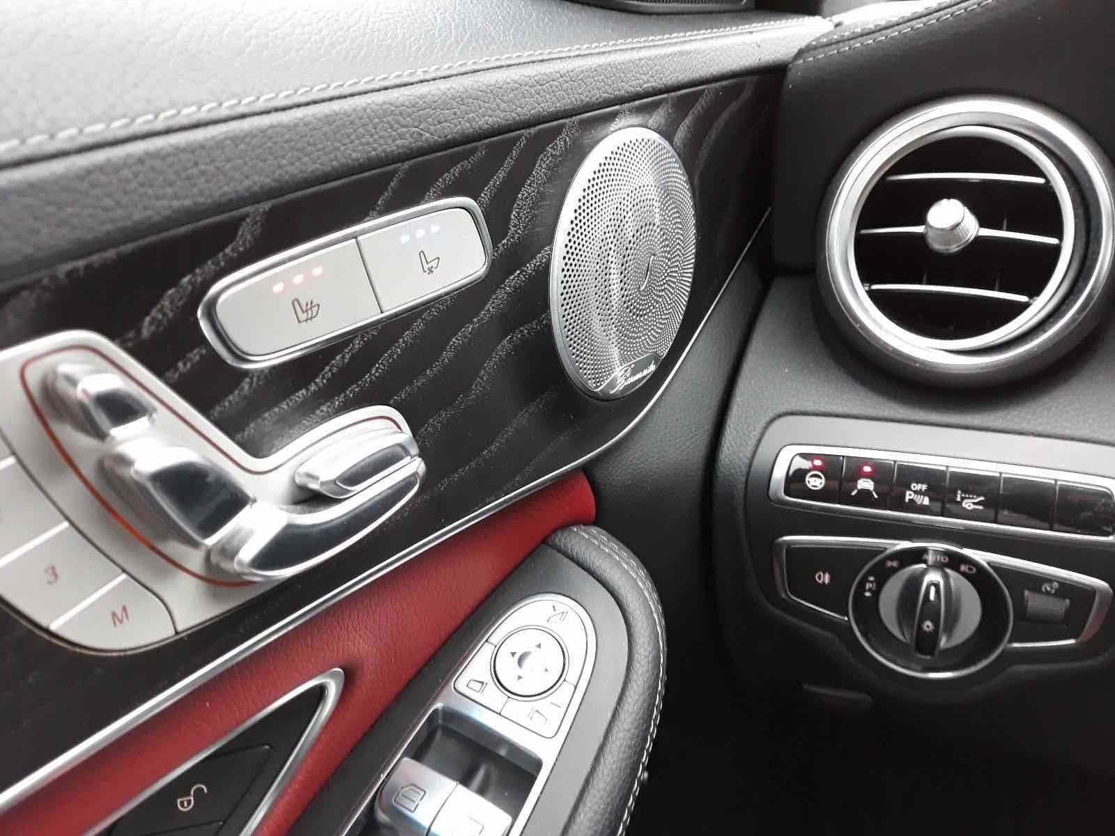 Grå Mercedes C220 d fra 2015