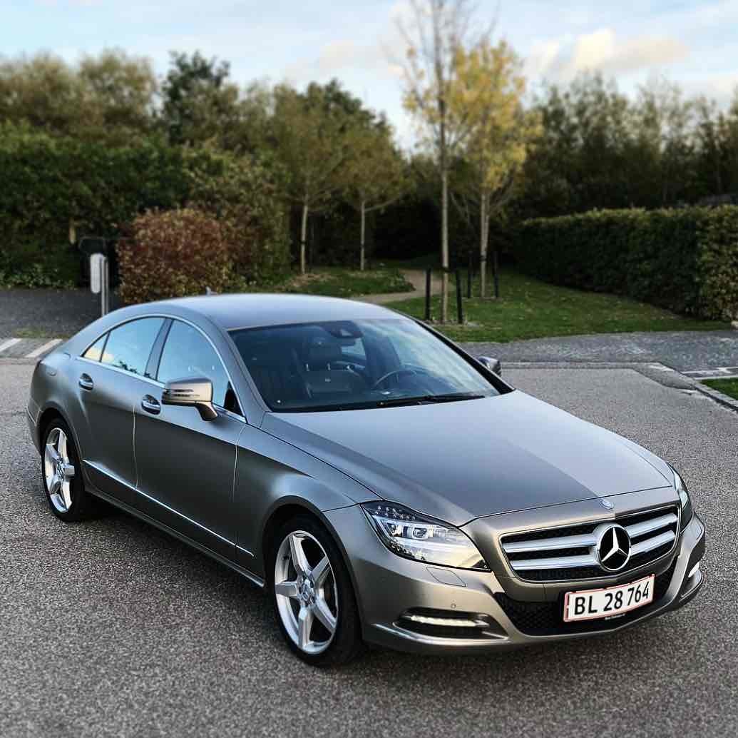 Grå Mercedes CLS350 fra 2011