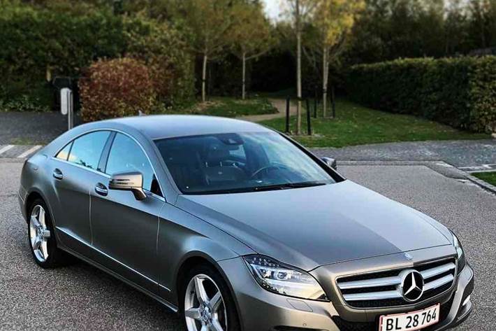 Grå Mercedes CLS350 fra 2011