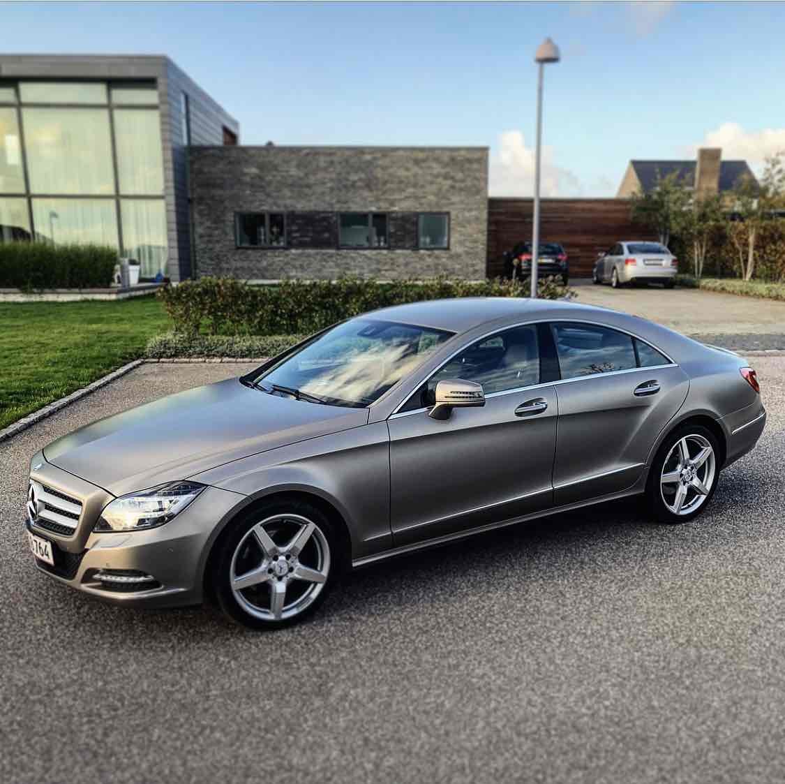 Grå Mercedes CLS350 fra 2011