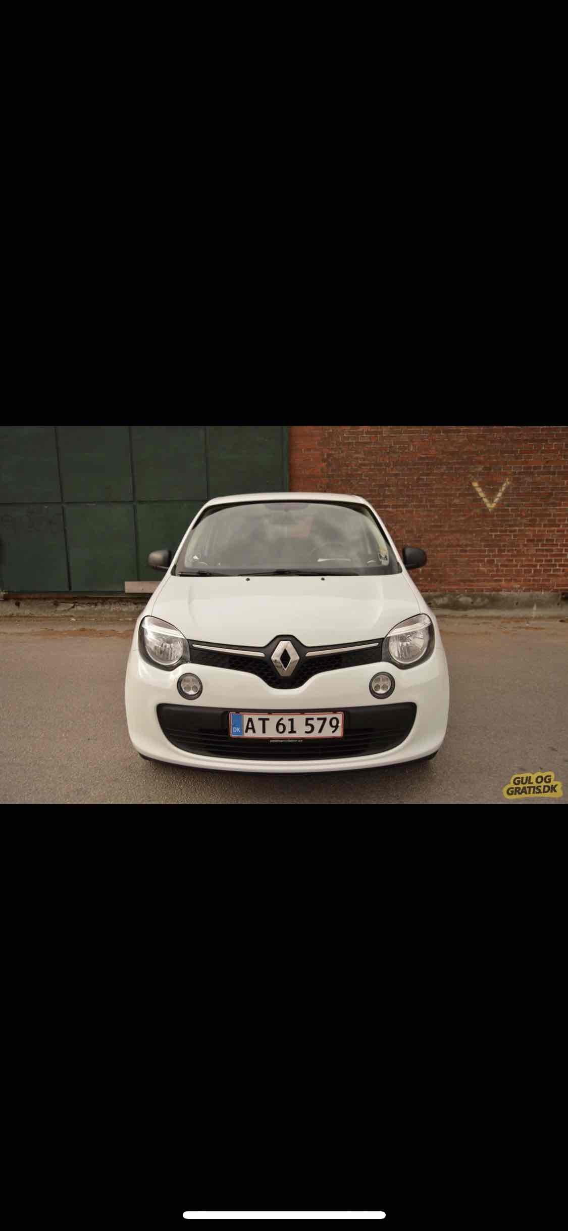 Hvid Renault Twingo fra 2014