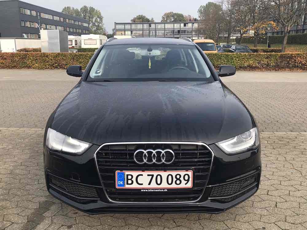 Sort Audi A4 fra 2015