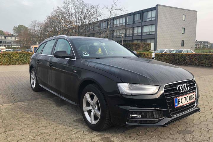 Sort Audi A4 fra 2015