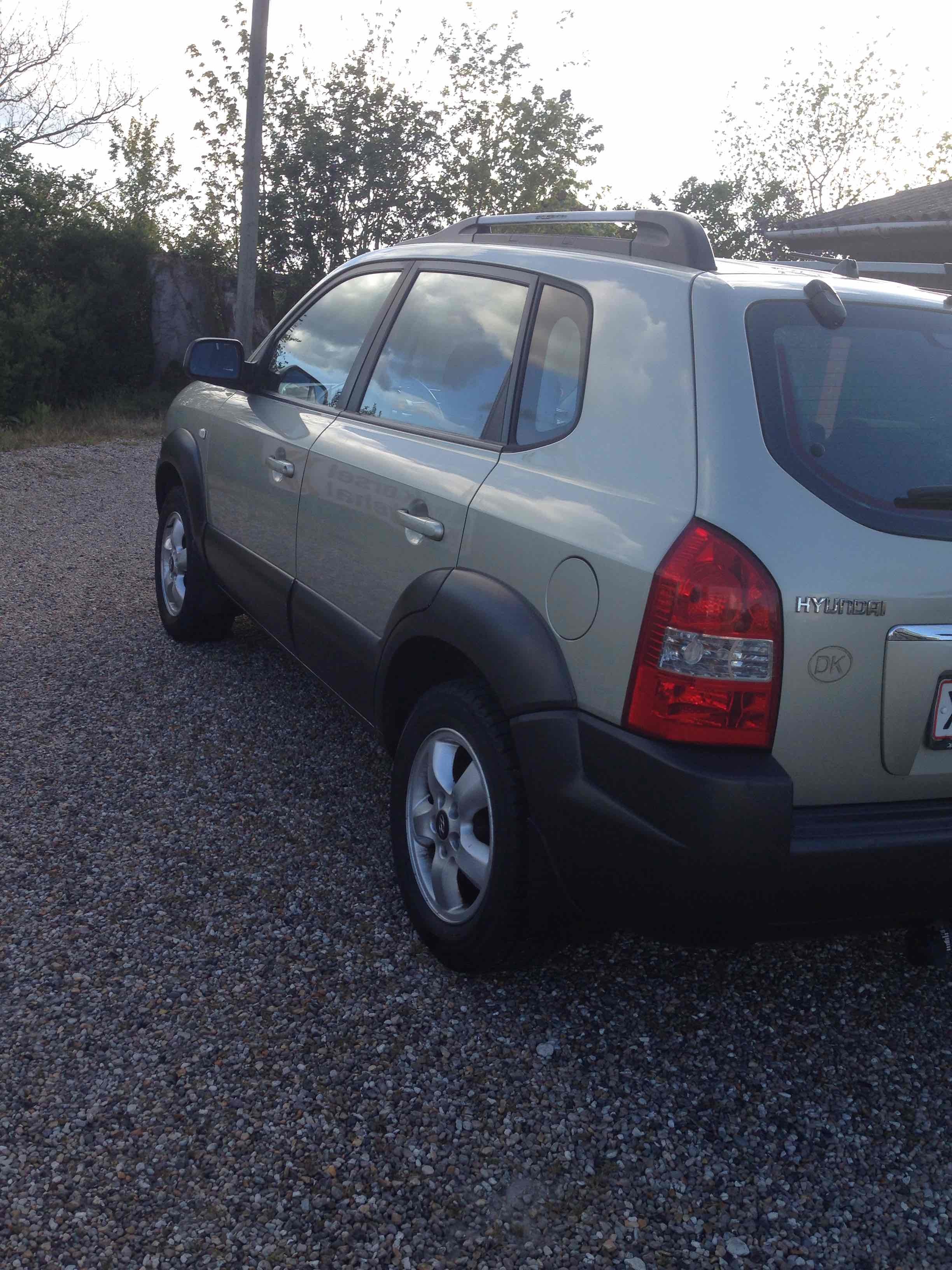Grøn Hyundai Tucson fra 2005