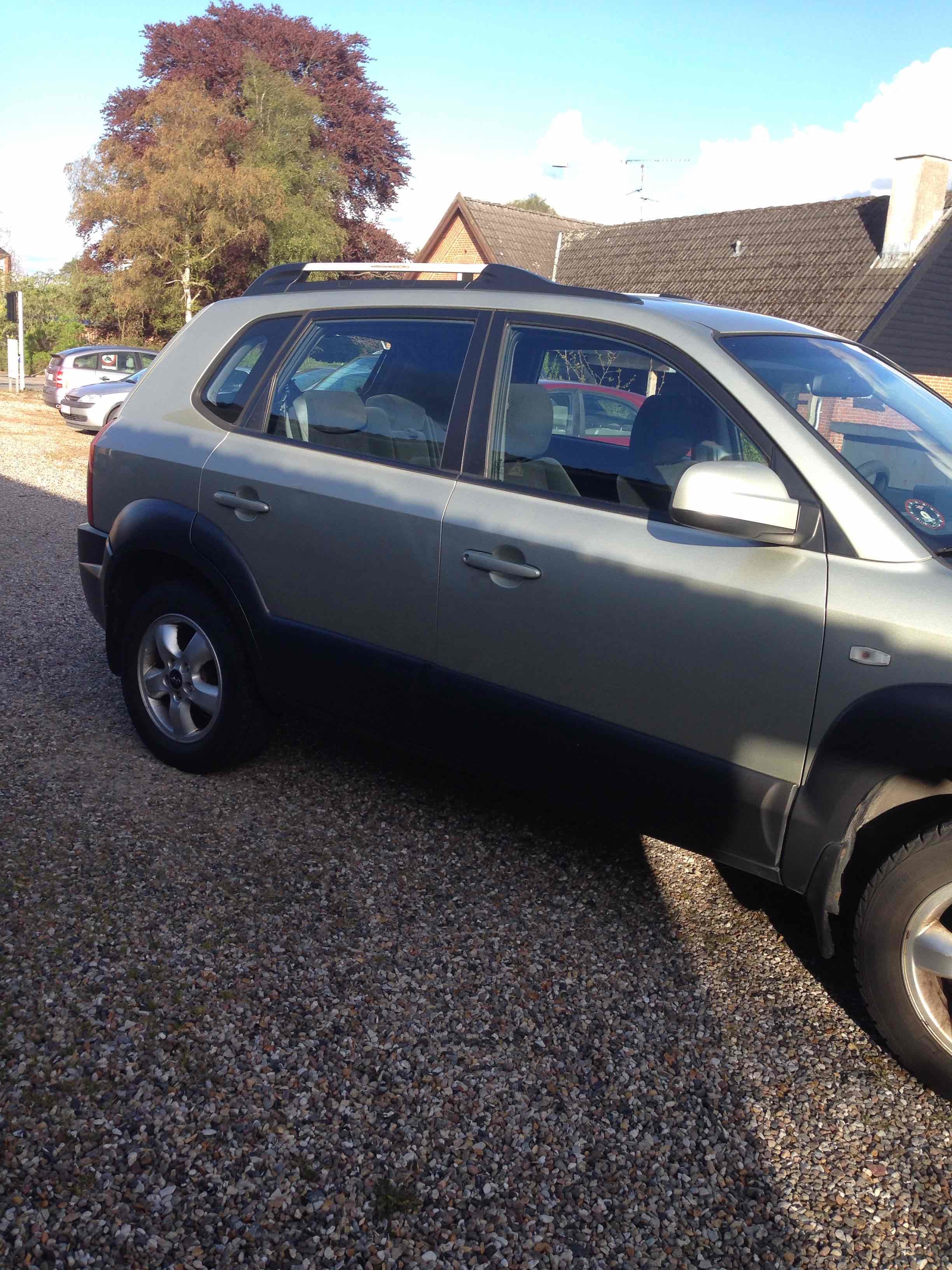 Grøn Hyundai Tucson fra 2005