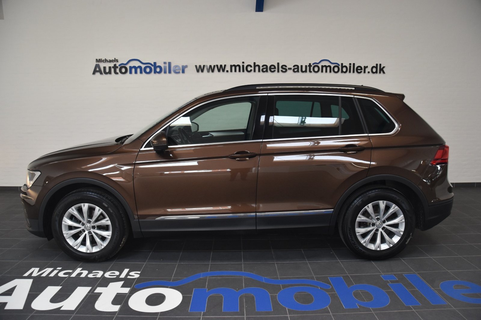 Brun VW Tiguan fra 2018