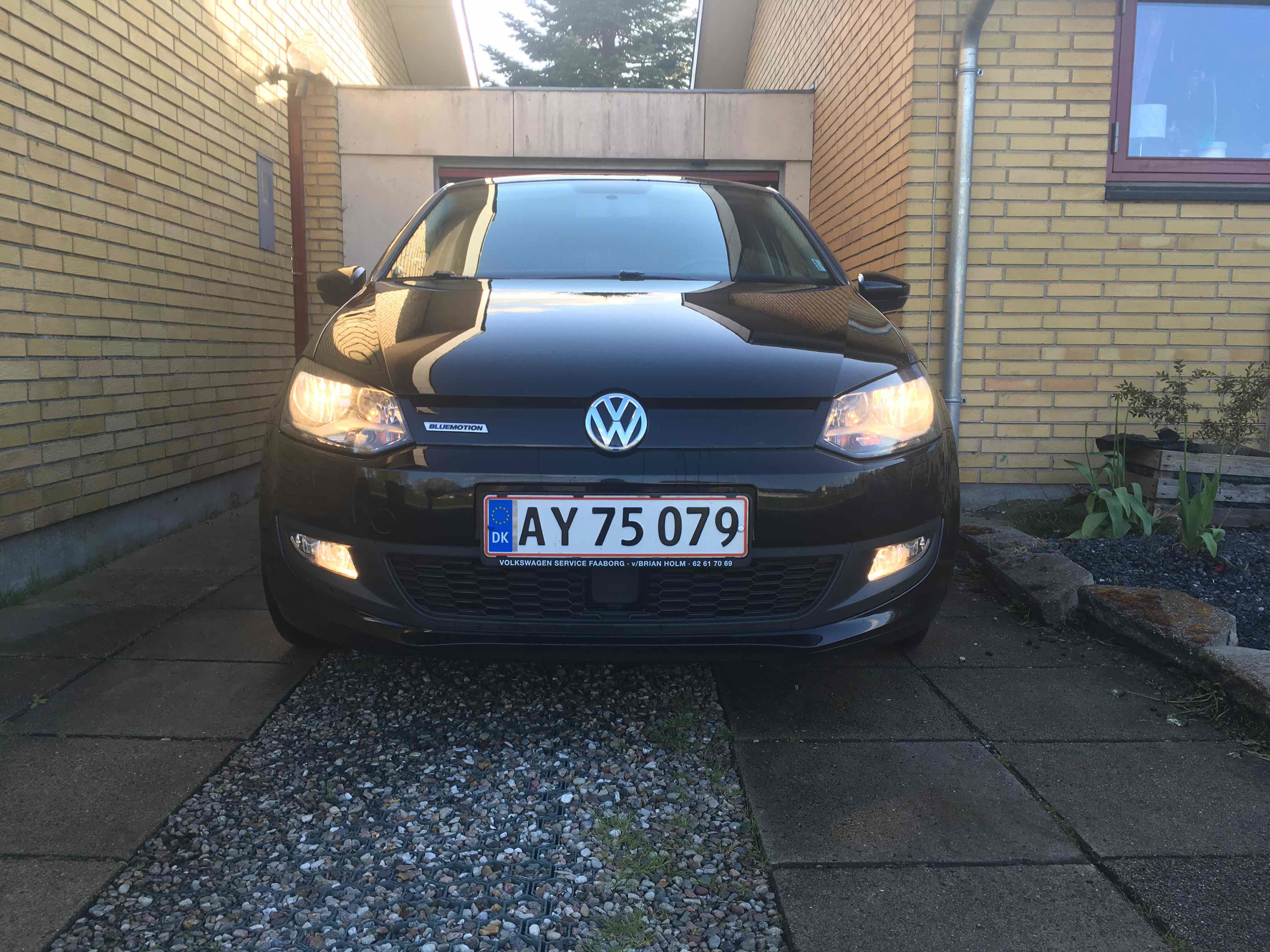 Sort VW Polo fra 2015