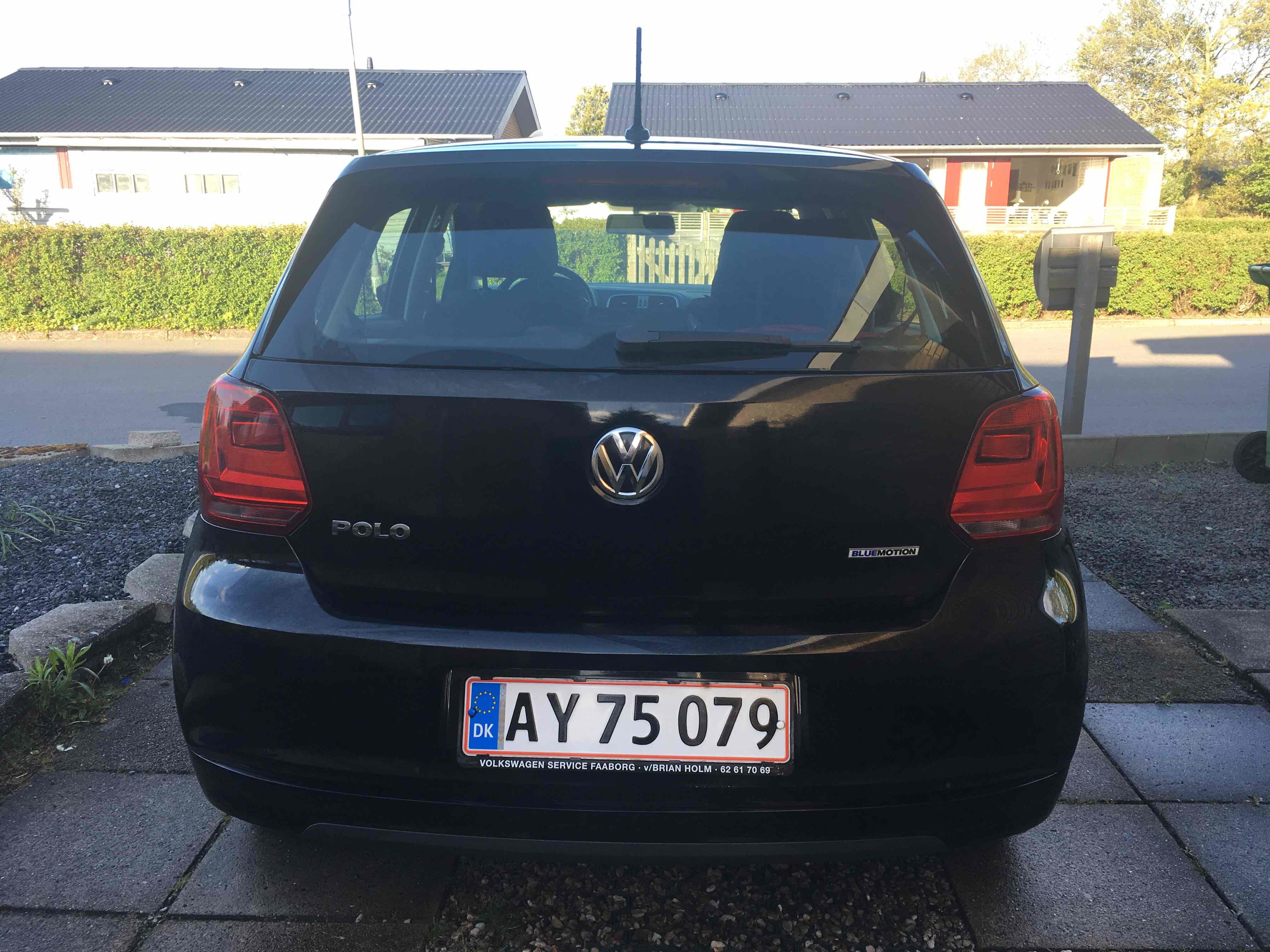 Sort VW Polo fra 2015
