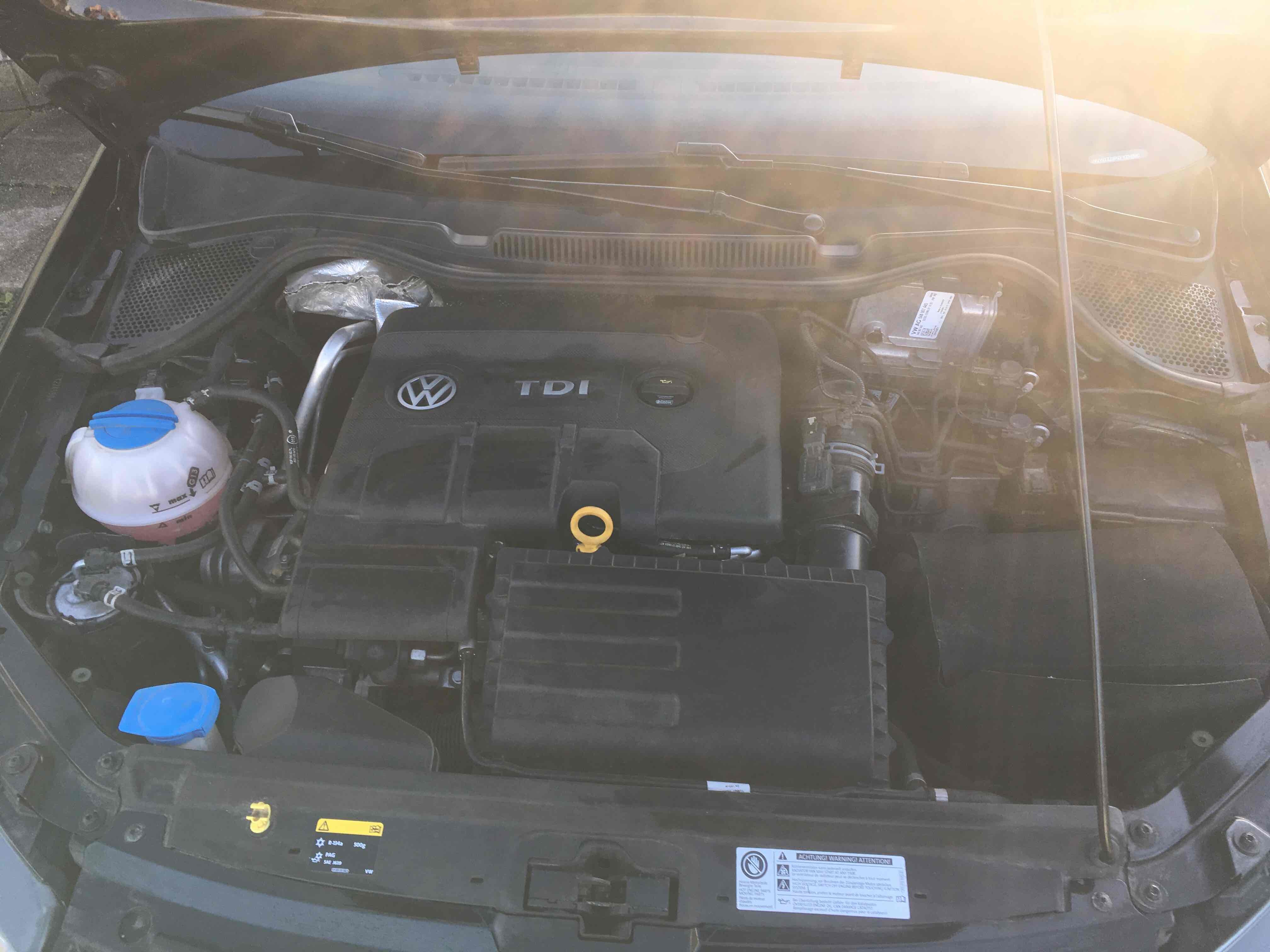 Sort VW Polo fra 2015