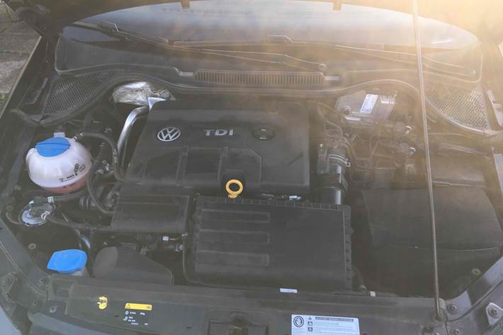 Sort VW Polo fra 2015