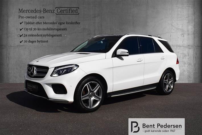 Hvid Mercedes GLE fra 2018