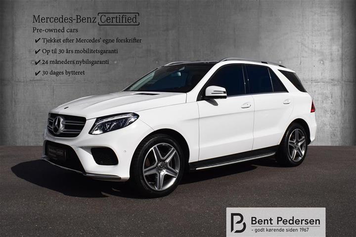 Hvid Mercedes GLE fra 2018