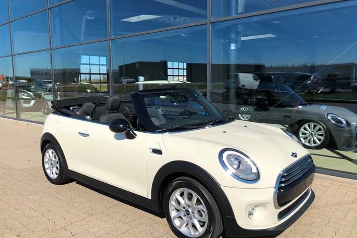 Hvid Mini Cooper fra 2016