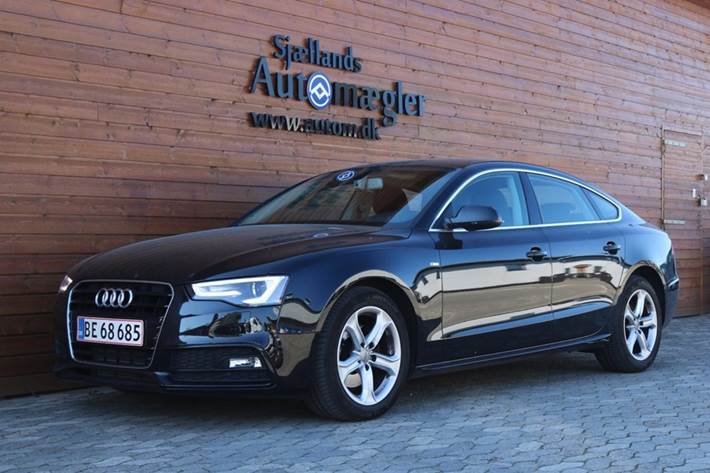 Sort Audi A5 fra 2016