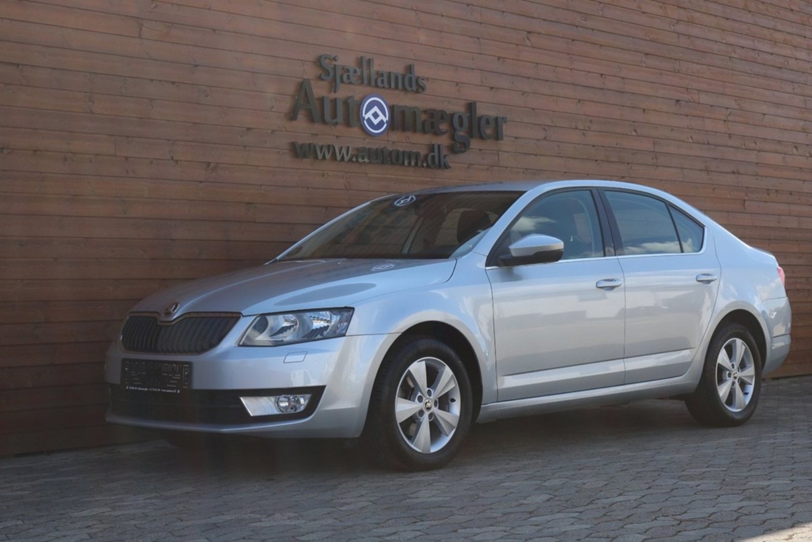 Grå Skoda Octavia fra 2016