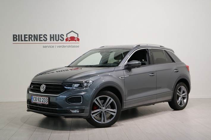 Grå VW T-Roc fra 2019