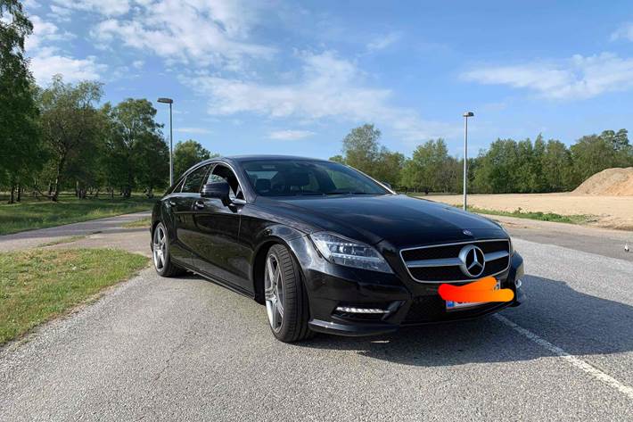 Sort Mercedes CLS250 fra 2013