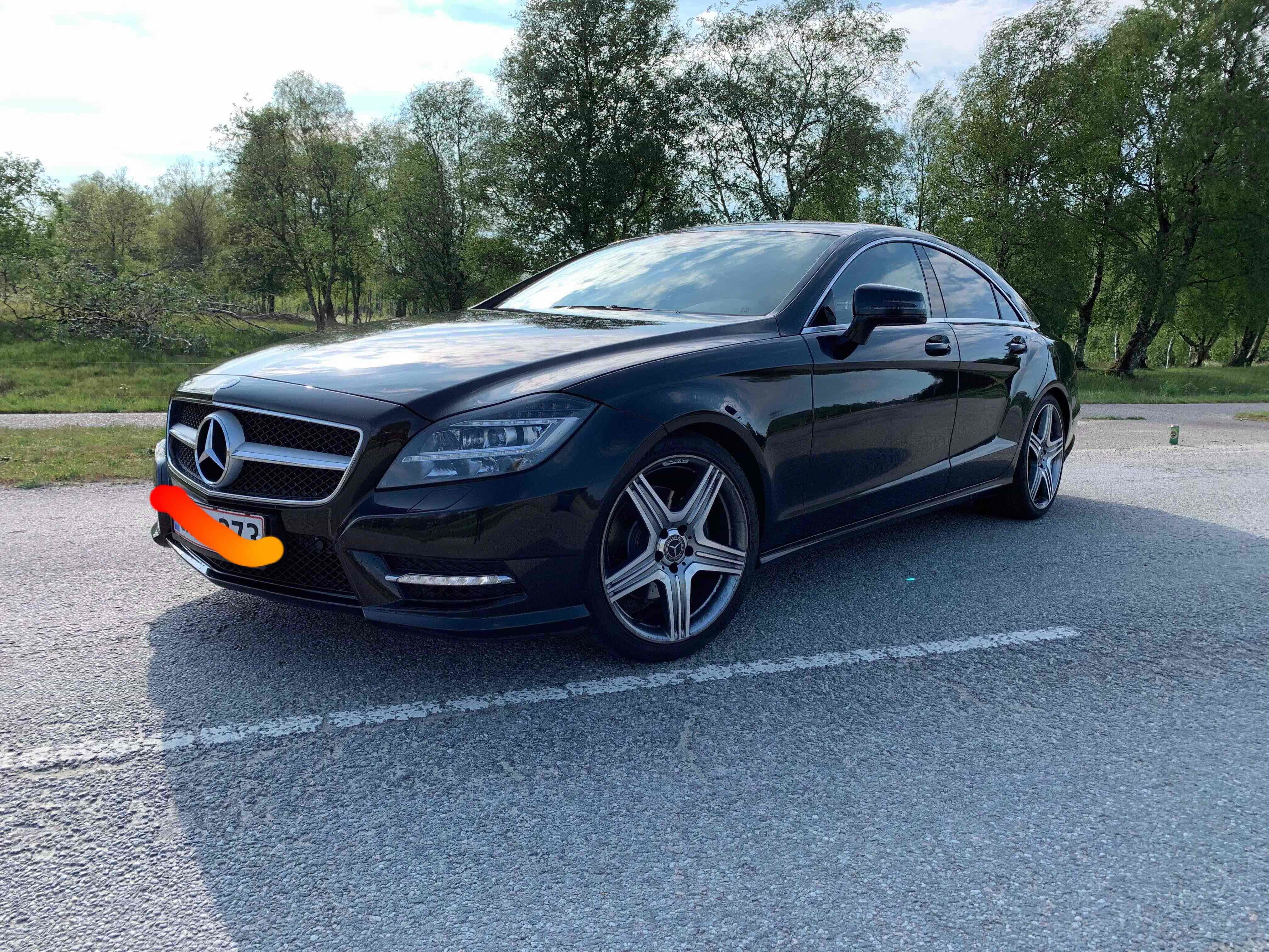 Sort Mercedes CLS250 fra 2013