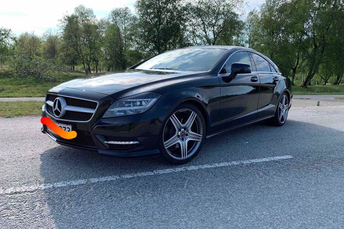 Sort Mercedes CLS250 fra 2013