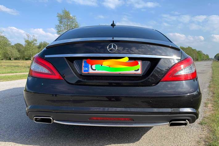 Sort Mercedes CLS250 fra 2013