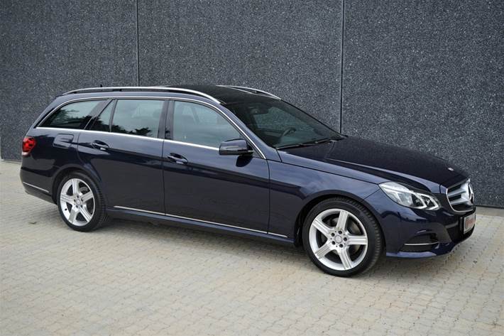 Grå Mercedes E250 fra 2015