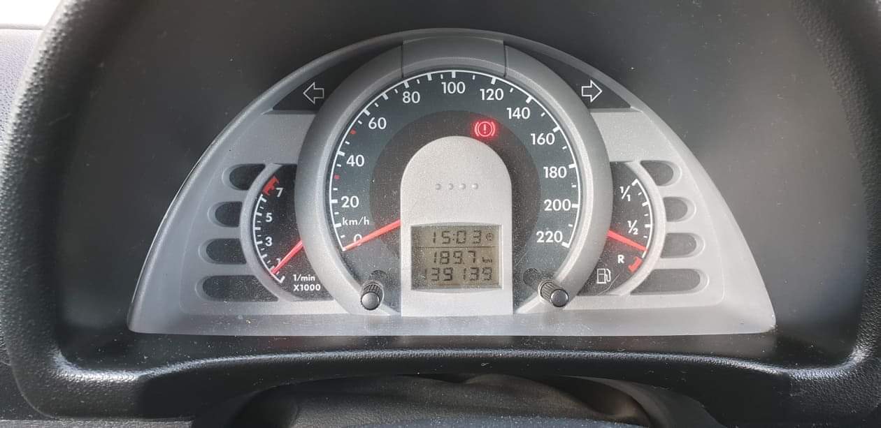Sort VW Fox fra 2006