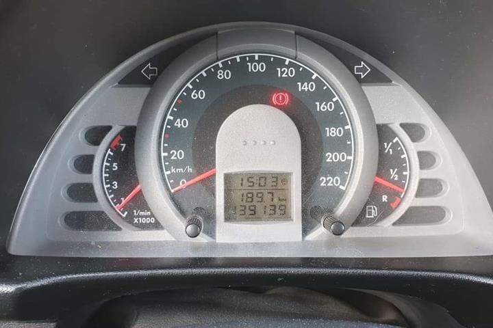 Sort VW Fox fra 2006