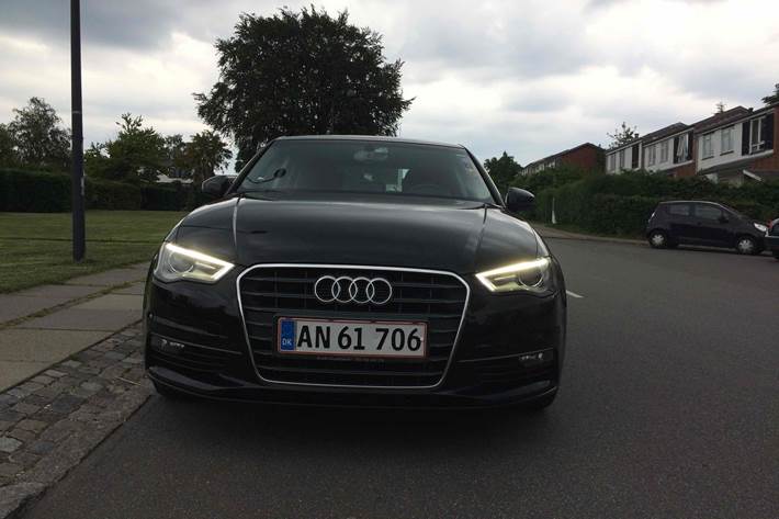 Sort Audi A3 fra 2015