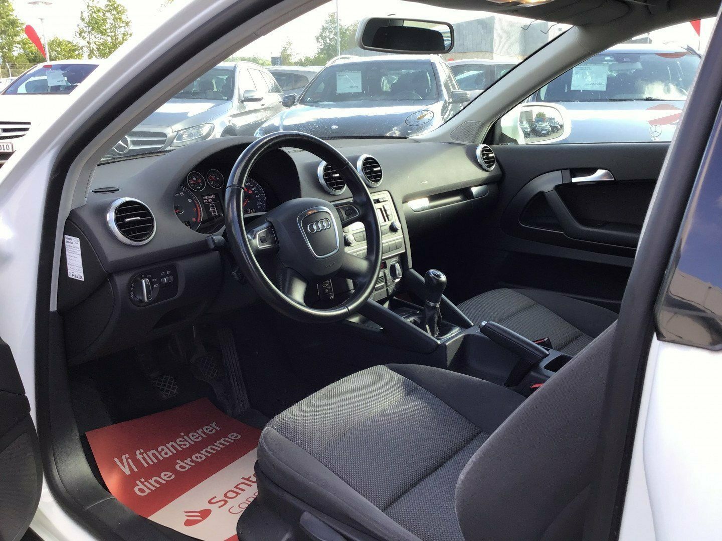 Hvid Audi A3 fra 2011