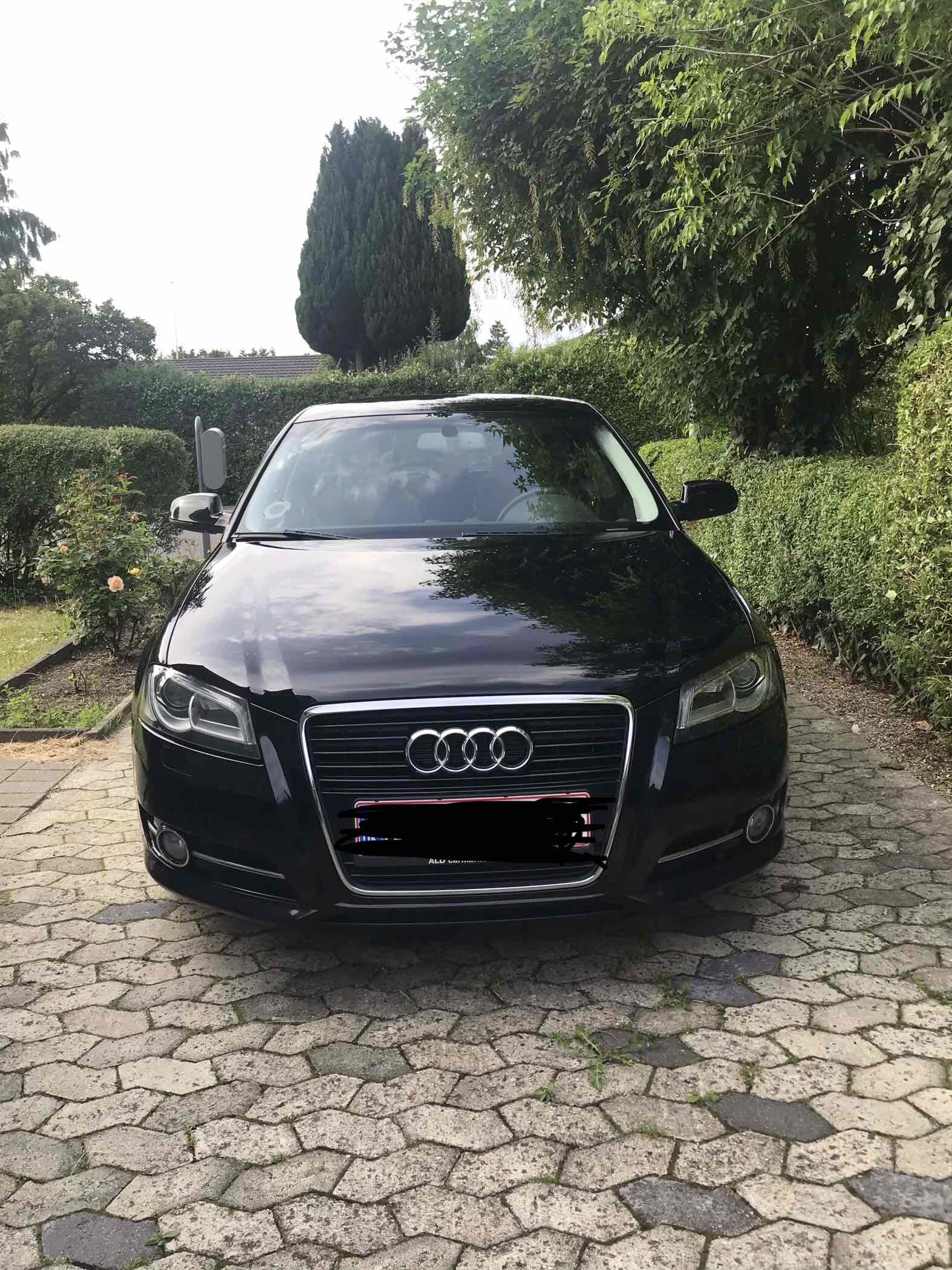 Sort Audi A3 Sportback fra 2013
