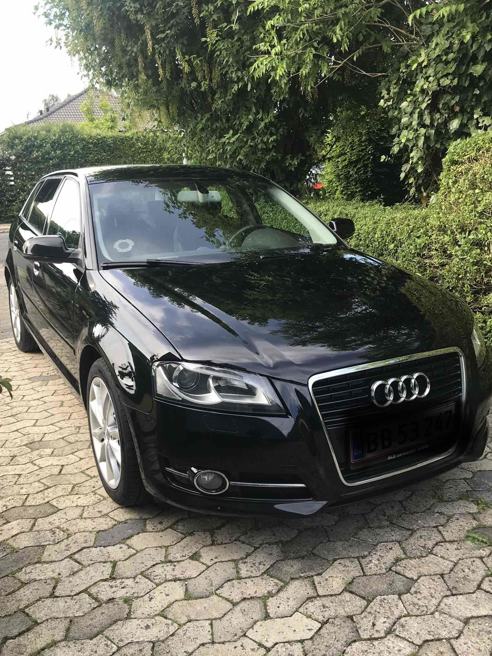 Sort Audi A3 Sportback fra 2013