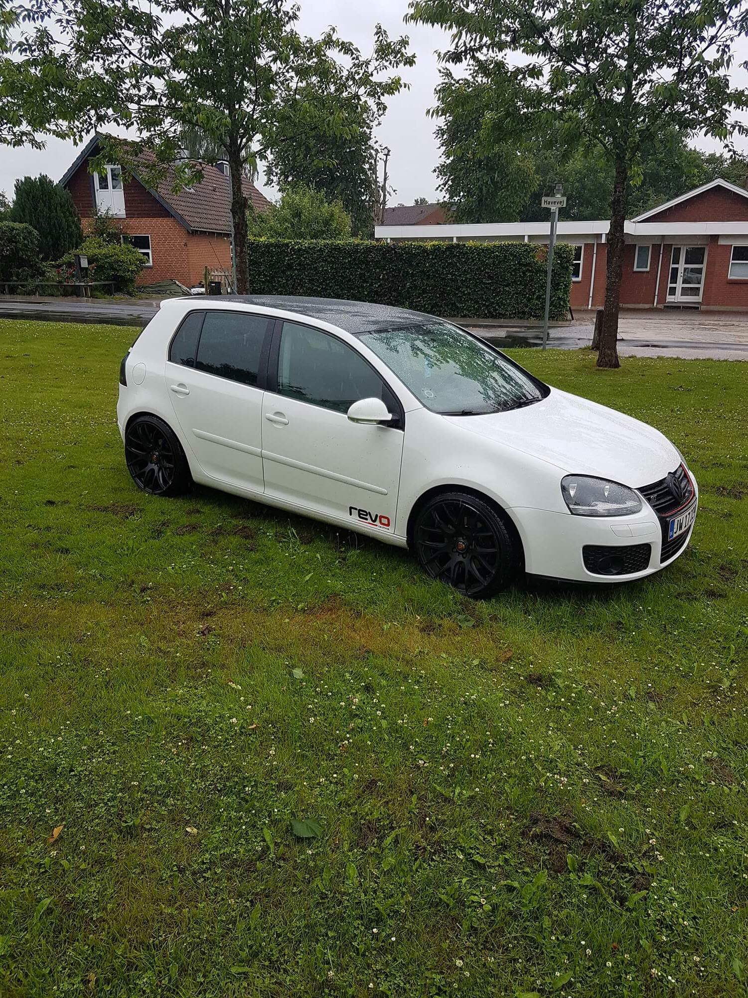 Hvid VW Golf fra 2008