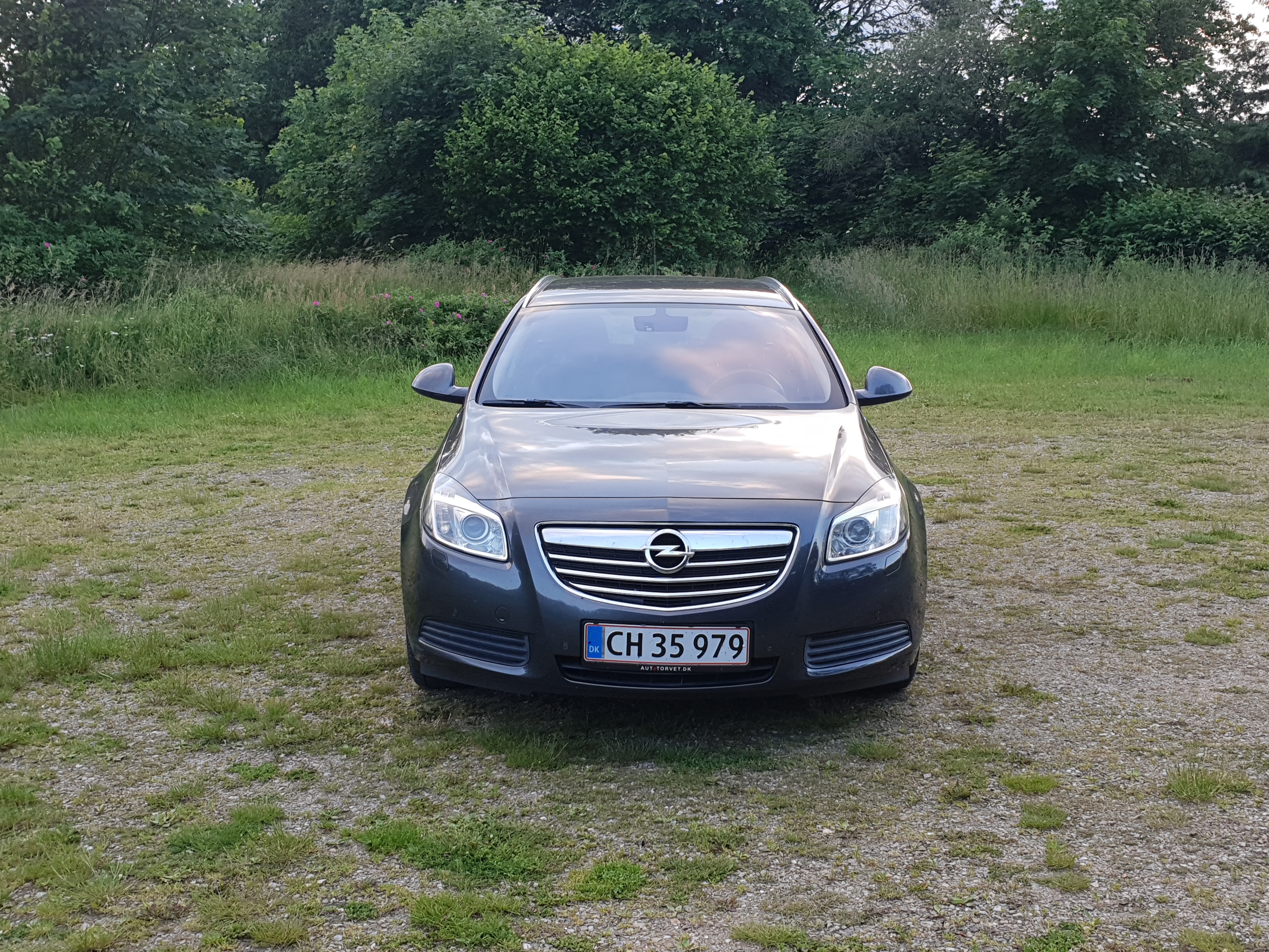 Grå Opel Insignia fra 2011