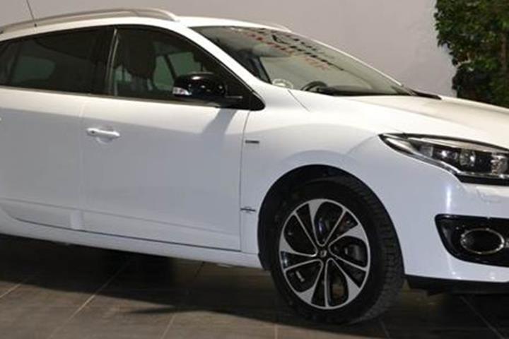 Hvid Renault Megane Grandtour fra 2014