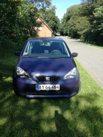 Blå Seat Mii fra 2016