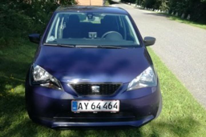 Blå Seat Mii fra 2016