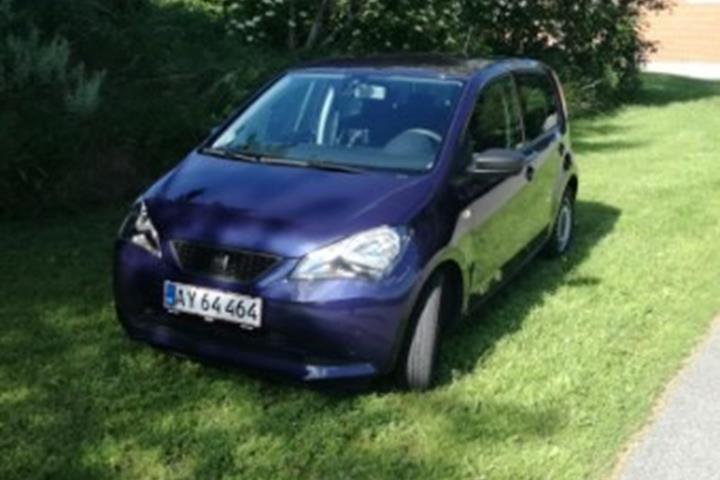 Blå Seat Mii fra 2016