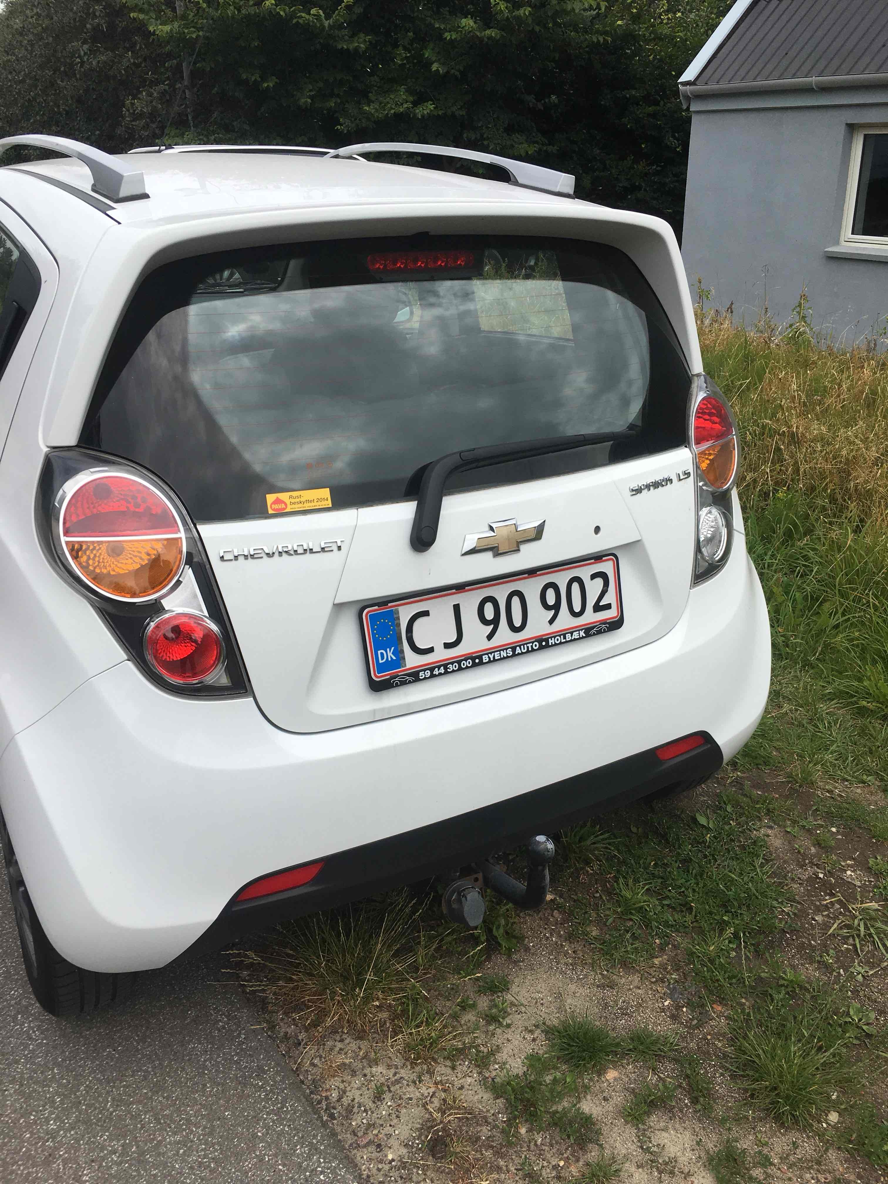 Hvid Chevrolet Spark fra 2011