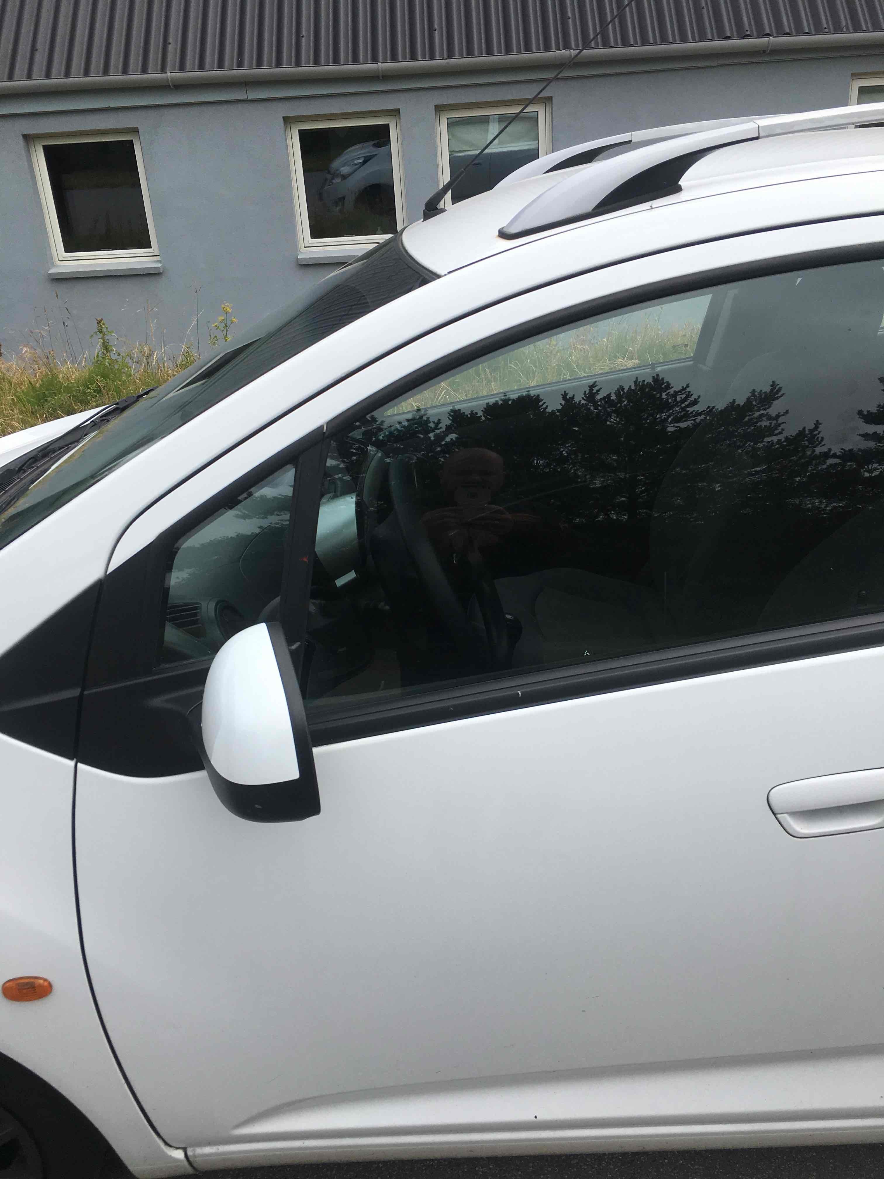 Hvid Chevrolet Spark fra 2011