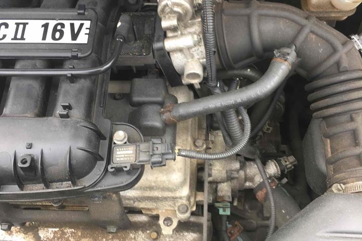 Hvid Chevrolet Spark fra 2011