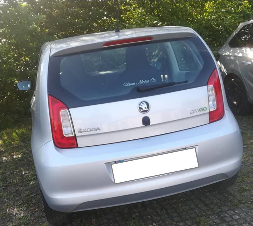 Sølv Skoda Citigo fra 2014