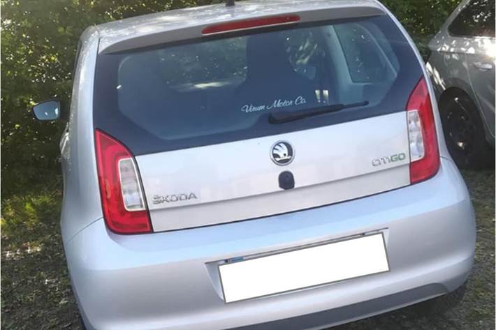 Sølv Skoda Citigo fra 2014