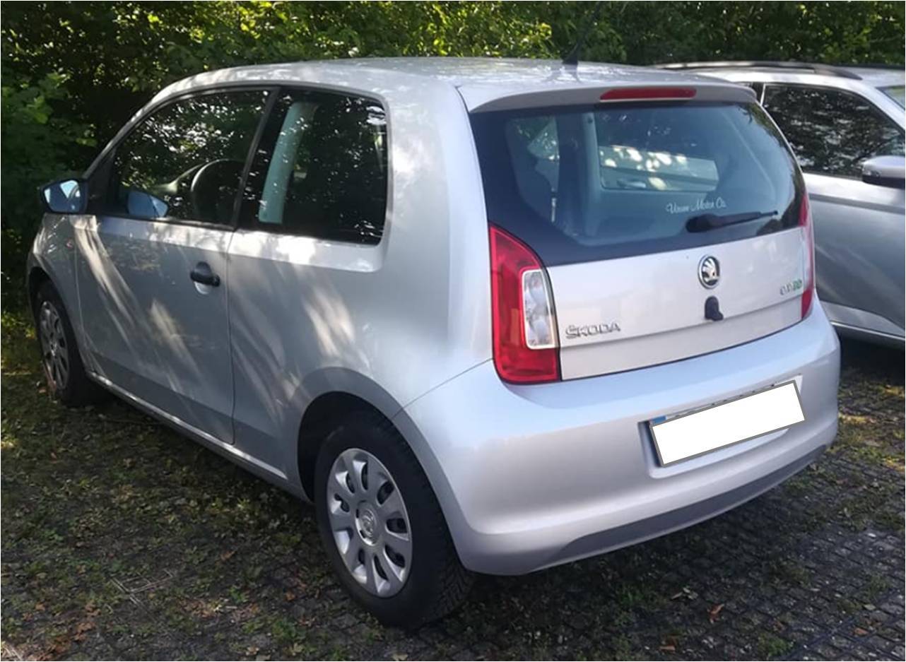 Sølv Skoda Citigo fra 2014