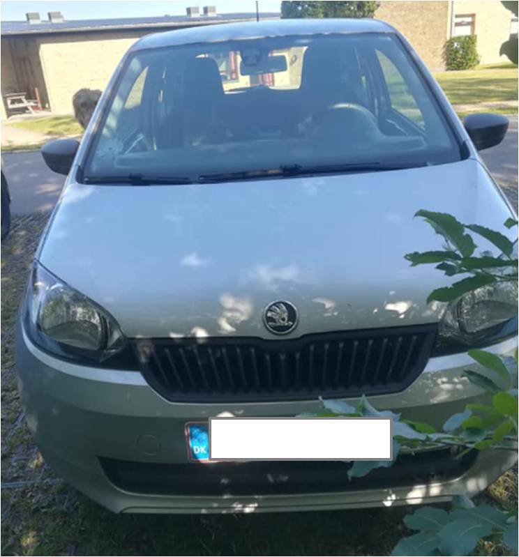 Sølv Skoda Citigo fra 2014