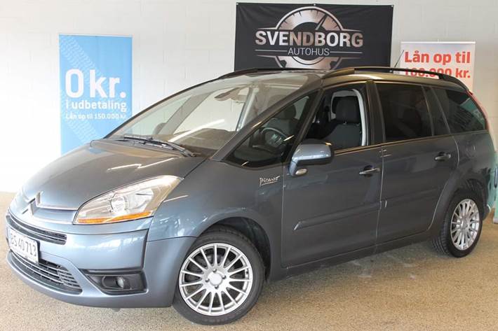 Blå Citroën Grand C4 Picasso fra 2011