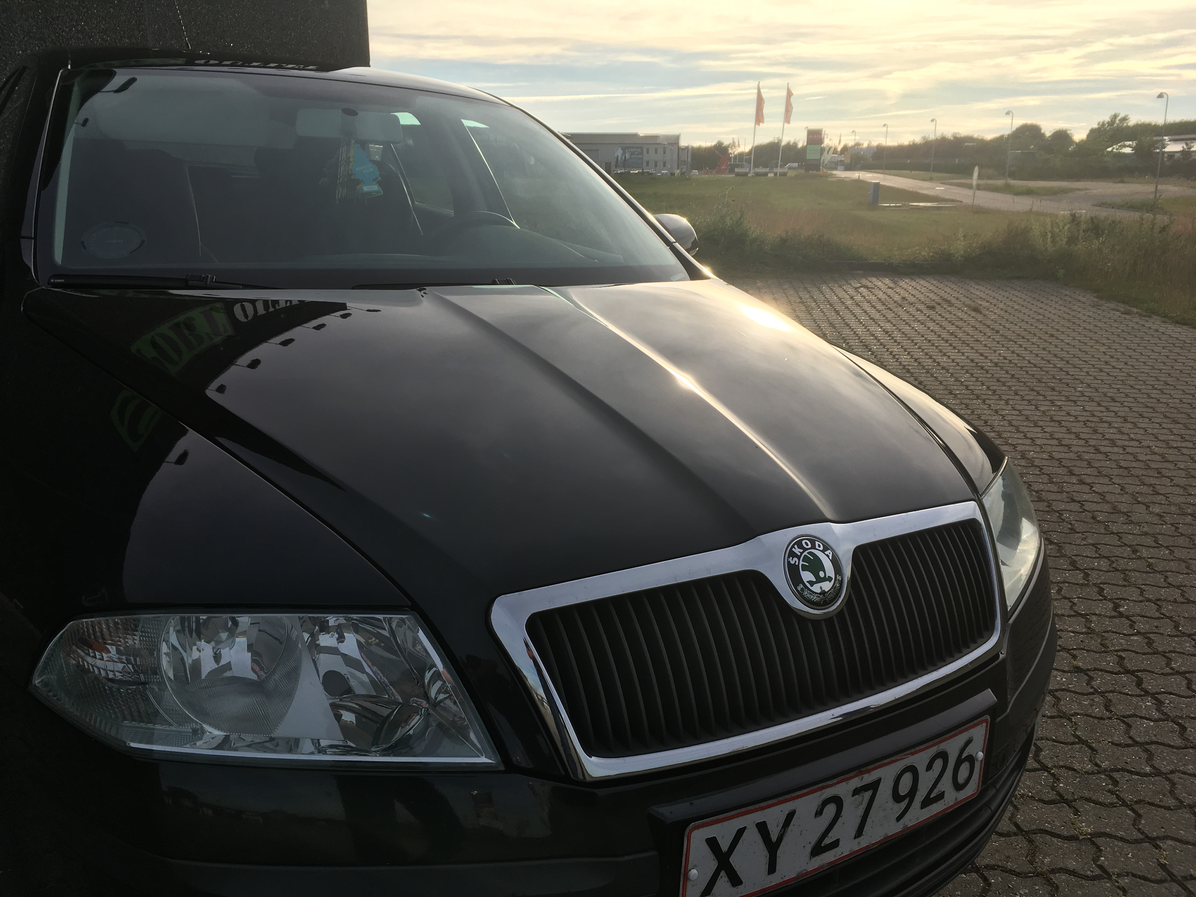 Sort Skoda Octavia fra 2005