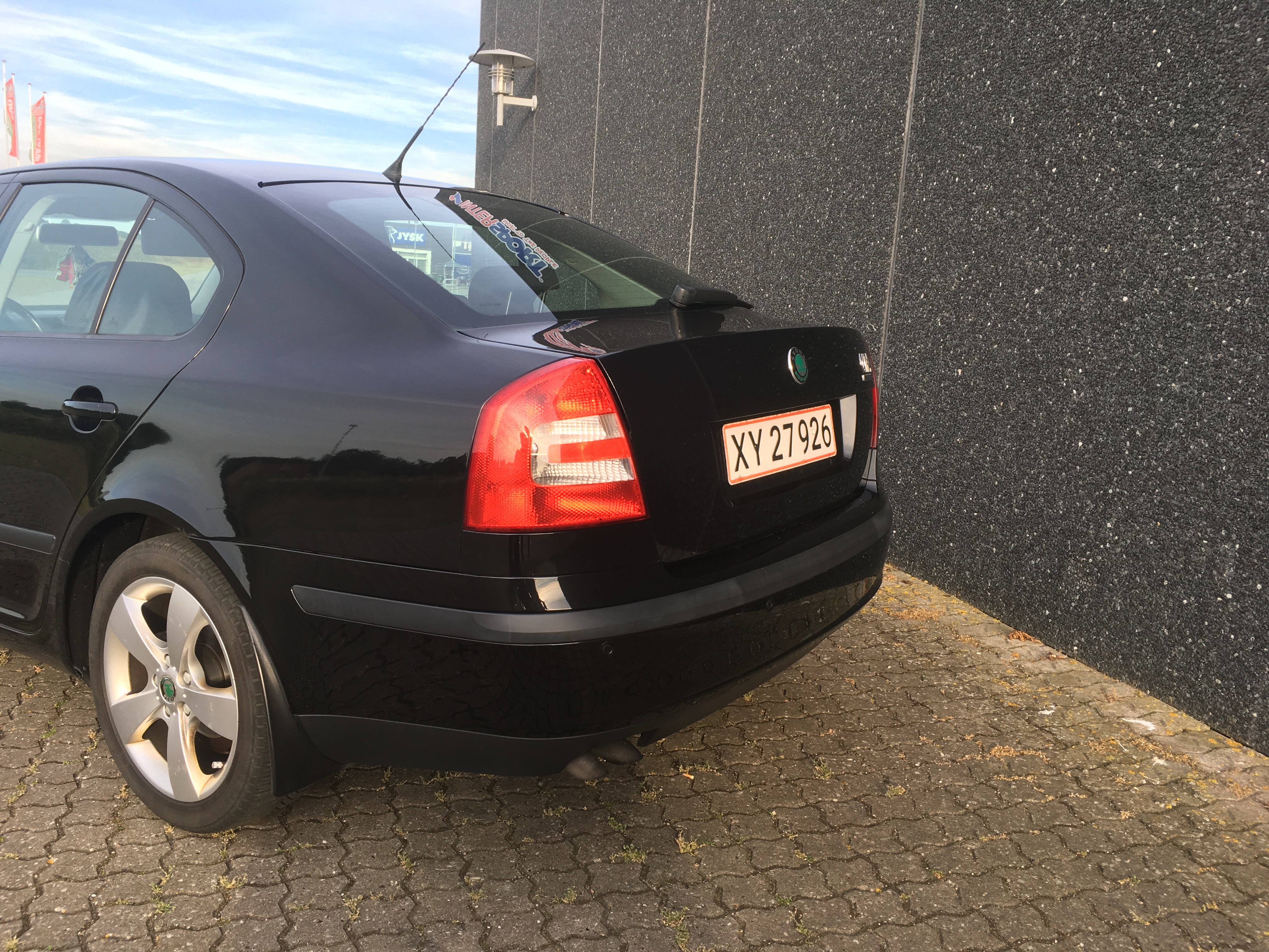 Sort Skoda Octavia fra 2005