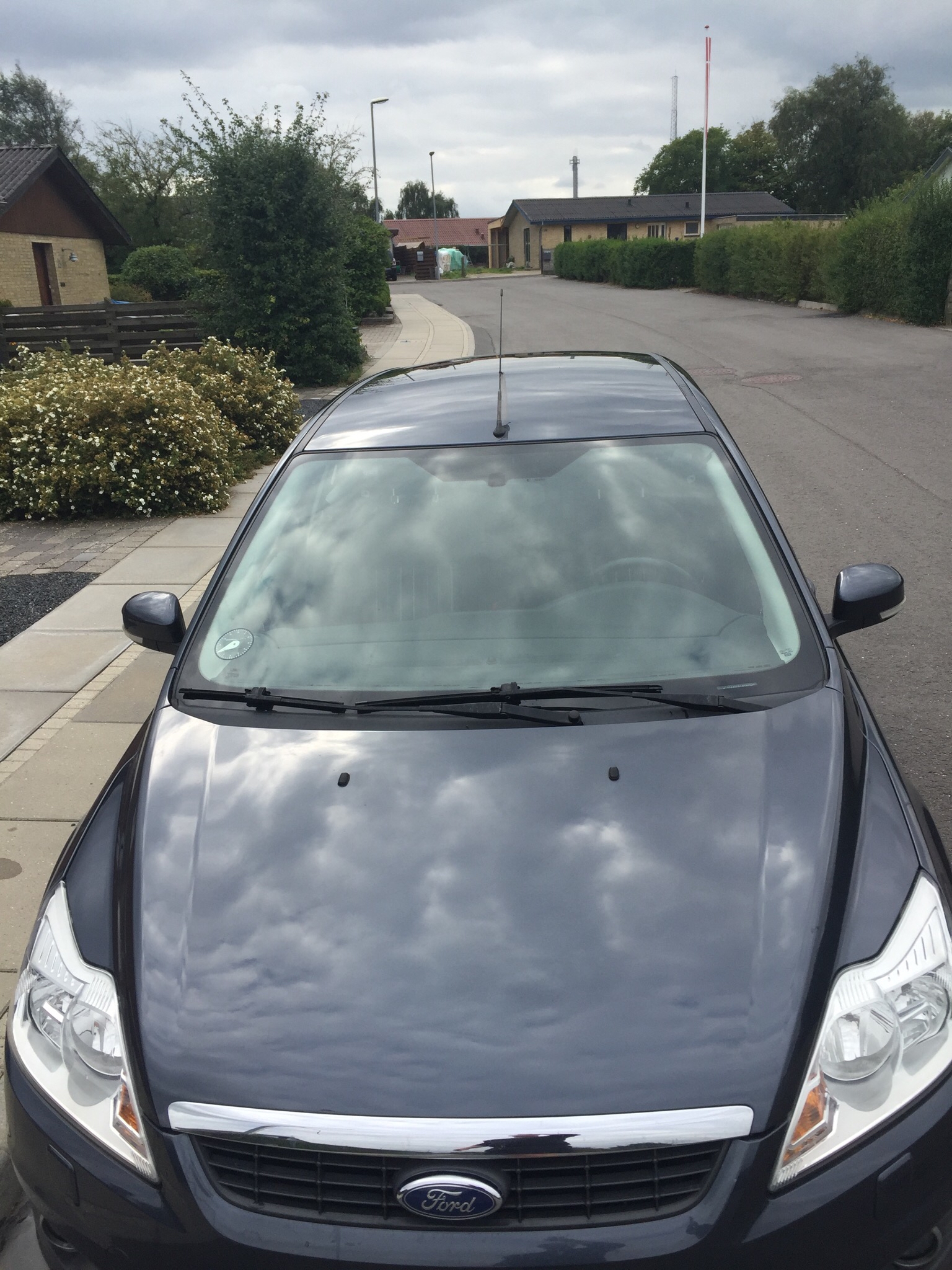 Grå Ford Focus fra 2010