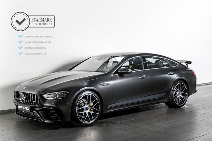 Grå Mercedes AMG GT 63 S fra 2019