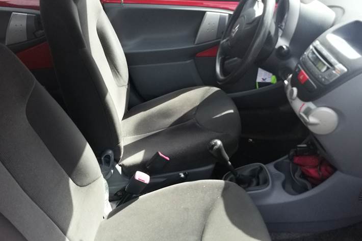 Rød Citroën C1 fra 2006